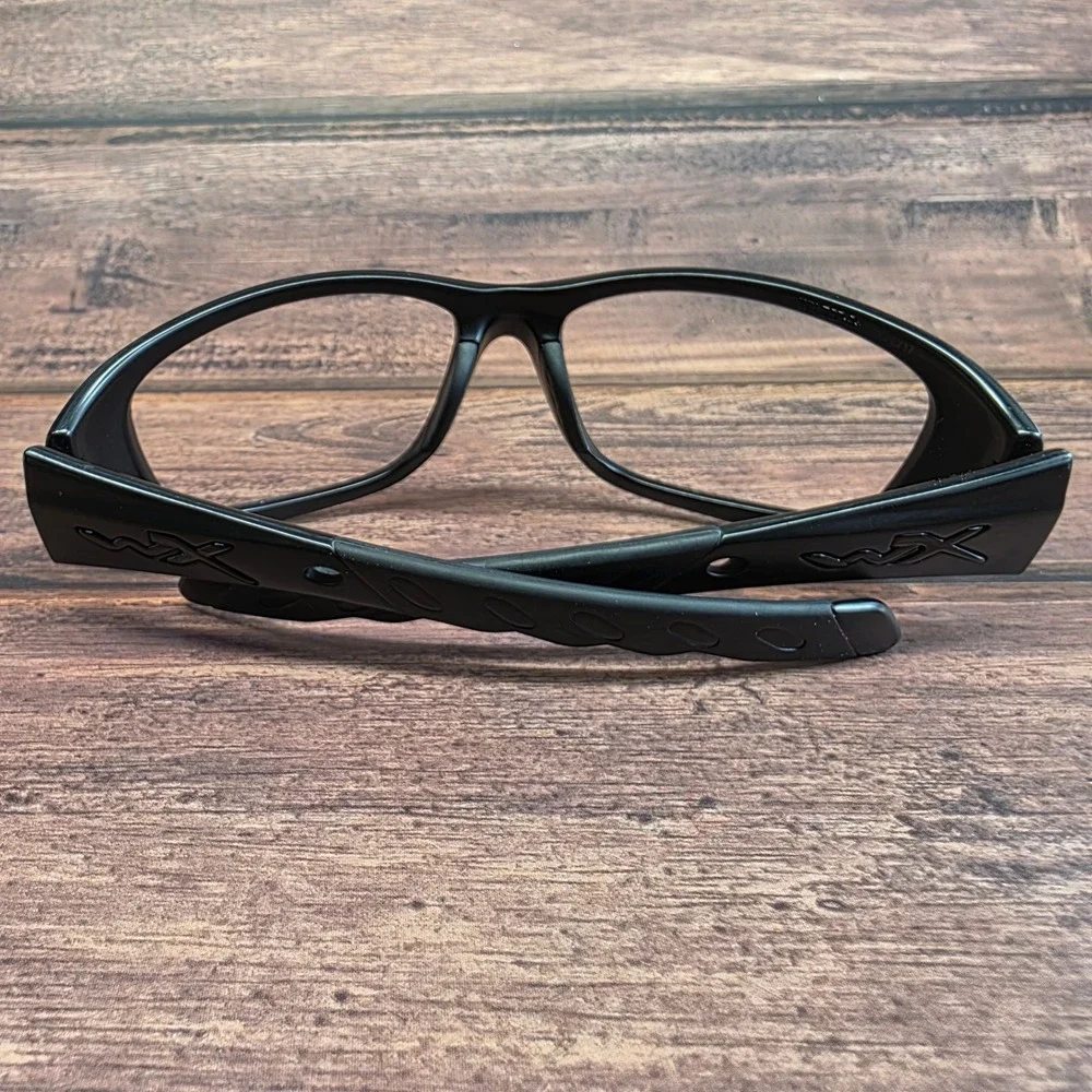 Wiley X WX Z87-2+ Matte Black Safety Glasses Tactical Sport Wrap Frames 4307